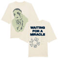 T-shirt Oversize ECRU Visage & Waiting for a Miracle